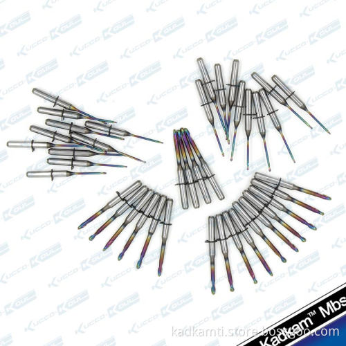 Kadkam high-tech new coated zirconia burs for VHF cad/cam system dental milling burs pmma/wax cutters